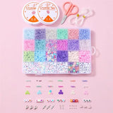 Polymer Clay Glass Seed Beads Set for Bracelets Jewelry Making
