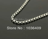 24 inch Stainless Steel Box Chain Necklace for Men