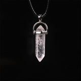 24pcs Mixed Natural Stone Carnelian Quartz Point Pendant Charms