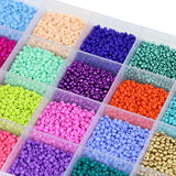 24000 Pcs Glass Seed Beads 2MM Small Beads for Jewelry Making