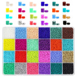 24000 Pcs Glass Seed Beads 2MM Small Beads for Jewelry Making