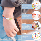 2400pcs Letter Beads Bracelets Kit DIY Necklace