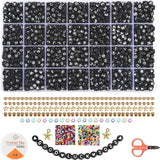 2400pcs Letter Beads Bracelets Kit DIY Necklace
