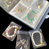 Transparent Jewelry Organizer Storage Albums Gift with Box