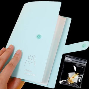 Transparent Jewelry Organizer Storage Albums Gift with Box