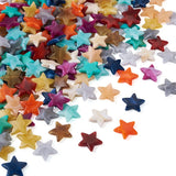 240Pcs 12 Colors Stone Acrylic Beads Star Charm Bead For DIY Jewelry