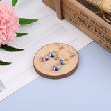 240Pcs Polymer Clay Beads Round Heart Flower Star Mixed 30pcs/Style