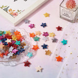 240Pcs Acrylic Gemstone Star Beads for DIY Jewelry Making