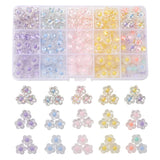 240Pcs Daisy Acrylic Loose Beads 15 Colors DIY Earrings Hair Band