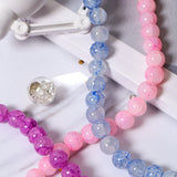 240pcs 10mm Glass Beads Imitating Jade for DIY Bracelet Making