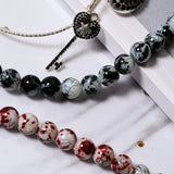 240pcs 10mm Glass Beads for DIY Bracelet Making - 20 Colors
