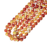 240pcs 10mm Multicolour Speckled Glass Beads for DIY Bracelet Making