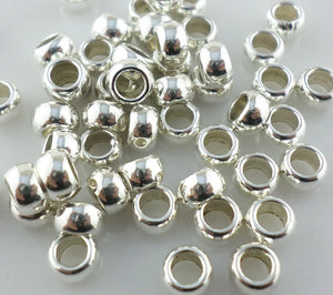 240pcs Tibetan Silver Round Rings Charm Spacers 3x5mm Beading Findings