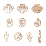 DIY Dangle Earring Kits Wood Pendants Hooks Jump Rings Jewelry Findings