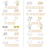 Earring Making Kit - 2480Pcs Hooks, Findings, Backs, Posts, Jump Rings