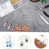 2480Pcs Earring Making Kit - Hooks, Findings, Backs, Posts, Jump Rings