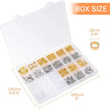 2480Pcs Earring Making Kit with Hooks, Findings & Backs