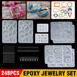 Earring Silicone Mold Pendant Jewelry Casting DIY Craft Resin Mould Kit