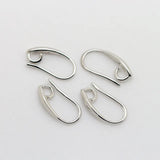 12PCS 7x14MM 24K Plated Brass Earrings Hooks