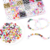 Czech Acrylic Letter Square Beads Belt Box Set - DIY Jewelry Making