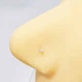 925 Sterling Silver 2mm Nose Stud Piercing