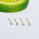 925 Sterling Silver 2mm Nose Stud Piercing