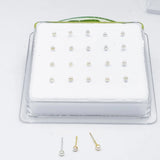 925 Sterling Silver 2mm Nose Stud Piercing