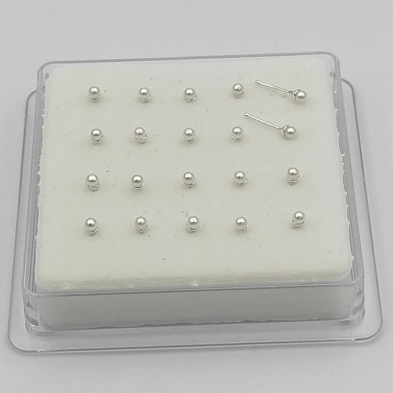 925 Sterling Silver 2mm Nose Stud Piercing