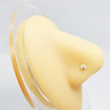 24G Sun Flower Nose Bone 925 Sterling Silver Nose Stud Rings Piercing