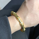 24K Dubai Ethiopian Bamboo Filled Bangles For Women