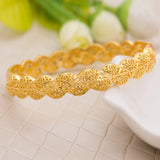24K Bangles for Women/Girls/Baby/Kids Charm Bracelet Flower Jewelry