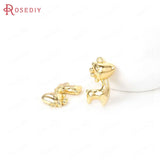 24K Brass Giraffe Deer Charms Pendants Jewelry Making Supplies