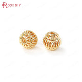 24K Brass Spacer Beads Jewelry Making Supplies Diy Necklaces Earrings