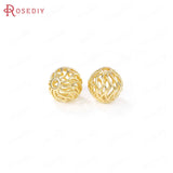 24K Brass Spacer Beads Jewelry Making Supplies Diy Necklaces Earrings