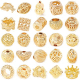 24K Brass Spacer Beads Jewelry Making Supplies Diy Necklaces Earrings