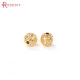 24K Brass Spacer Beads Jewelry Making Supplies Diy Necklaces Earrings