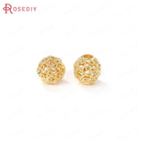 24K Brass Spacer Beads Jewelry Making Supplies Diy Necklaces Earrings