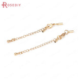 24K Brass Zircon Connect Clasps High Jewelry Making Supplies