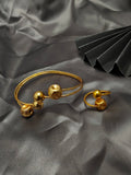 24K Dubai Bangles African Ethiopian Bracelets Round Wedding Jewelry