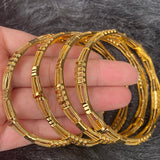 24K Ethiopian Africa Saudi Arabia Bangles for Women Bride Wedding