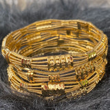 24K Ethiopian Africa Saudi Arabia Bangles for Women Bride Wedding
