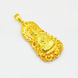 24K Pendant Necklace Sparkling Buddha DIY Charms Pendants Jewelry