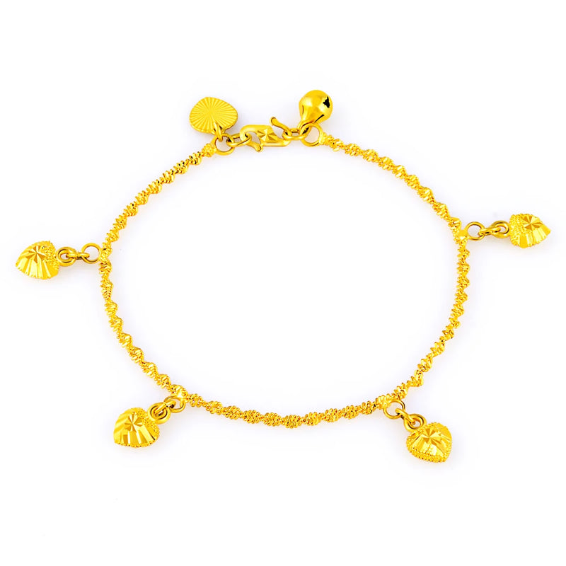 24K Filled Mens Bracelet Wholesale Pure Jewelry for Party Wedding