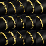 24K Filled Mens Bracelet Wholesale Pure Jewelry for Party Wedding
