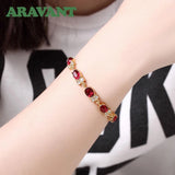 24K Owl Charm Bracelet For Women - Wedding Jewelry
