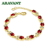 24K Owl Charm Bracelet For Women - Wedding Jewelry