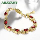 24K Owl Charm Bracelet For Women - Wedding Jewelry
