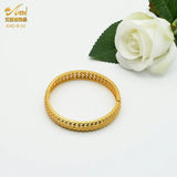 24K Plated Bangle for Woman Wedding Dubai Water Drop Hawaiian Bangle Bracelet