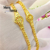 24K Plated Bracelet Watch Vietnam Sand Jewelry Sets Women Accessorie