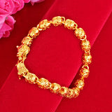 Double Faucet Lantern Bangle for Women Men Bracelets Hand Chain